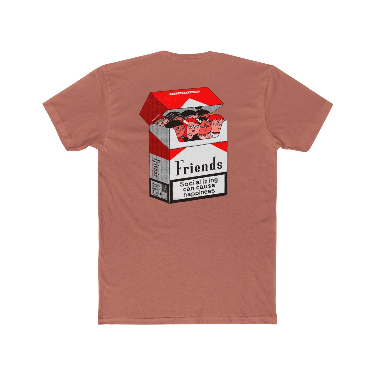 Unisex Graphic Tee, Friends Theme Shirt, Cotton Casual Top, Perfect for Social Events, Gift for Friends