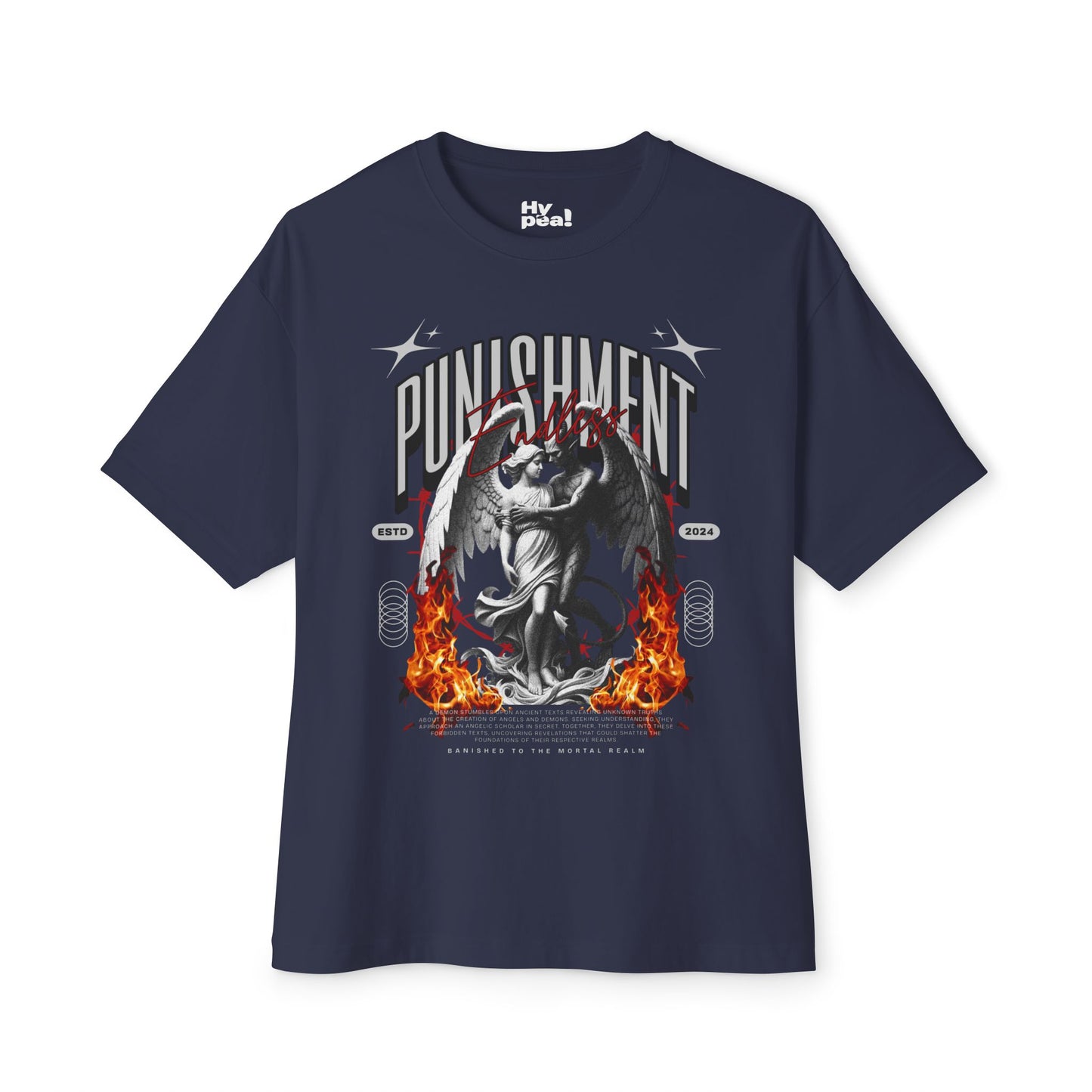 Unisex Oversized Graphic Tee - Edgy Streetwear, Casual Fashion, Festival Wear, Unique Gift, Cool Art T-Shirt