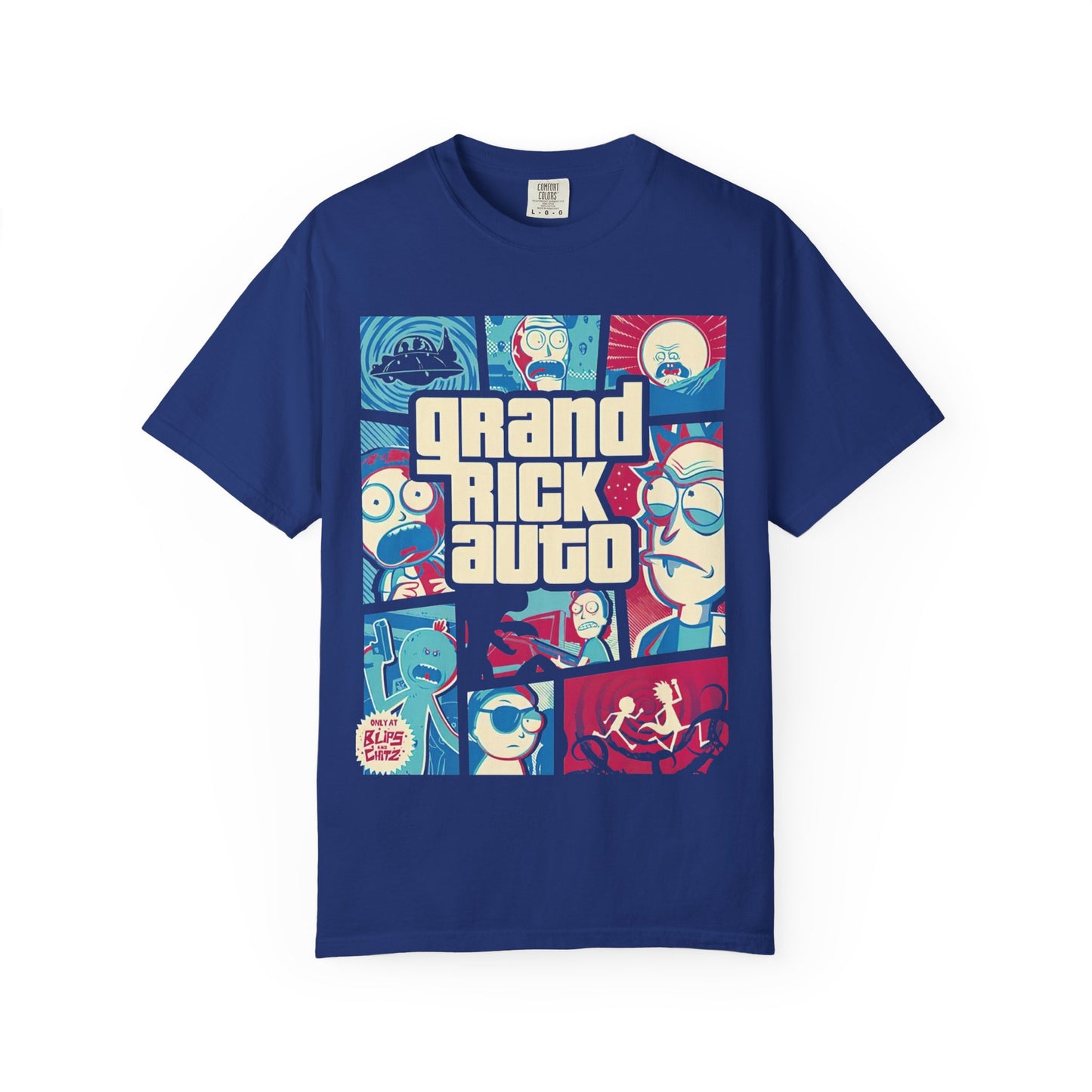 Grand Rick Auto Vintage Unisex T-Shirt, Gaming Gift, Casual Wear, Retro Comic Style, Perfect for Gamers and Fans