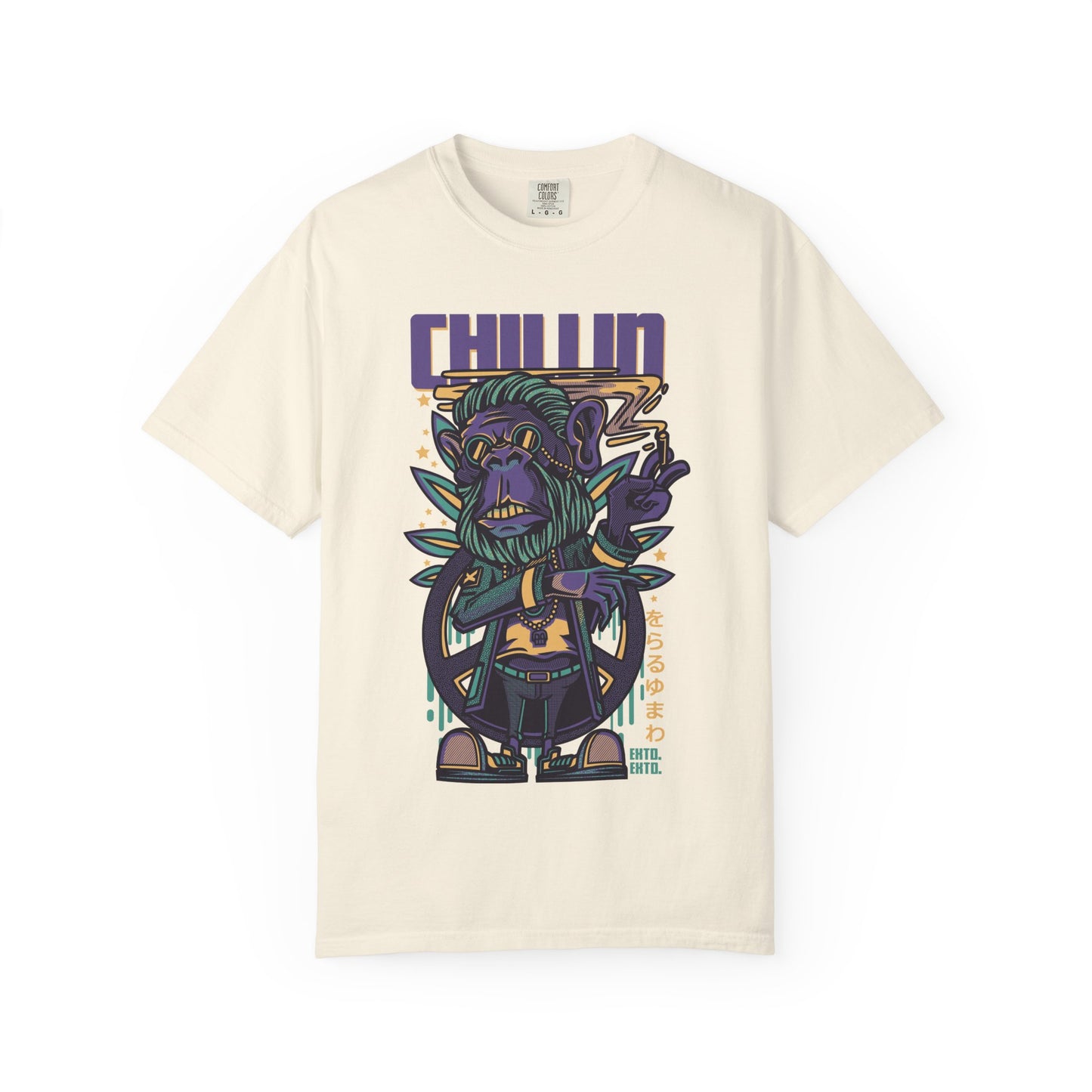 Chillin Graphic T-Shirt, Unisex Casual Tee, Relaxed Summer Outfit, Gift for Friends, Streetwear Style, Festival Wear