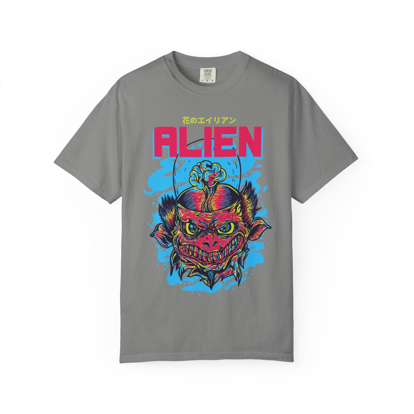 Alien Graphic T-Shirt, Vintage Style Tee, Unisex Tee, Statement Top, Casual Wear, Gift for Sci-Fi Lovers