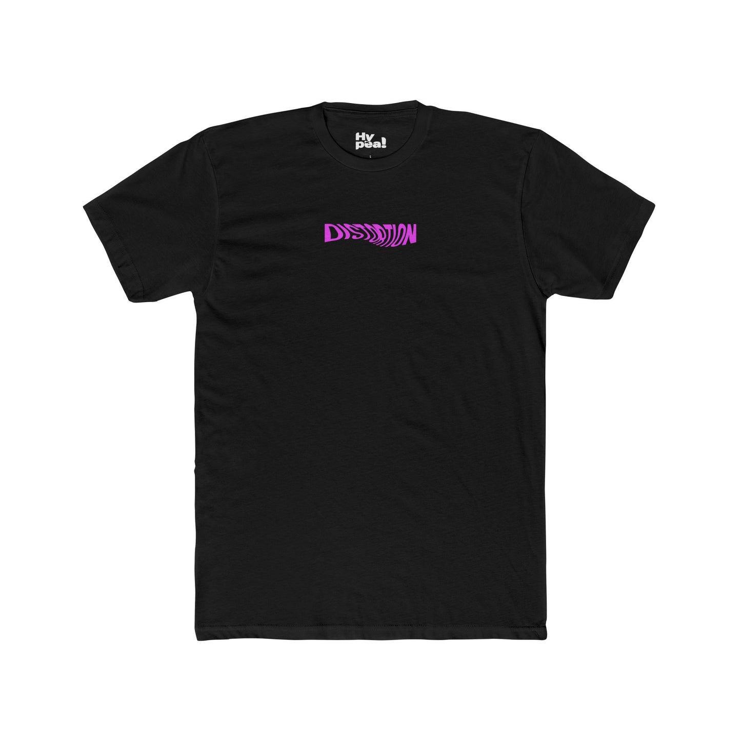 Distortion Graphic Cotton Tee | Unisex Crew Shirt, Trendy Streetwear, Music Festival Attire, Casual Everyday Wear, Unique Gift