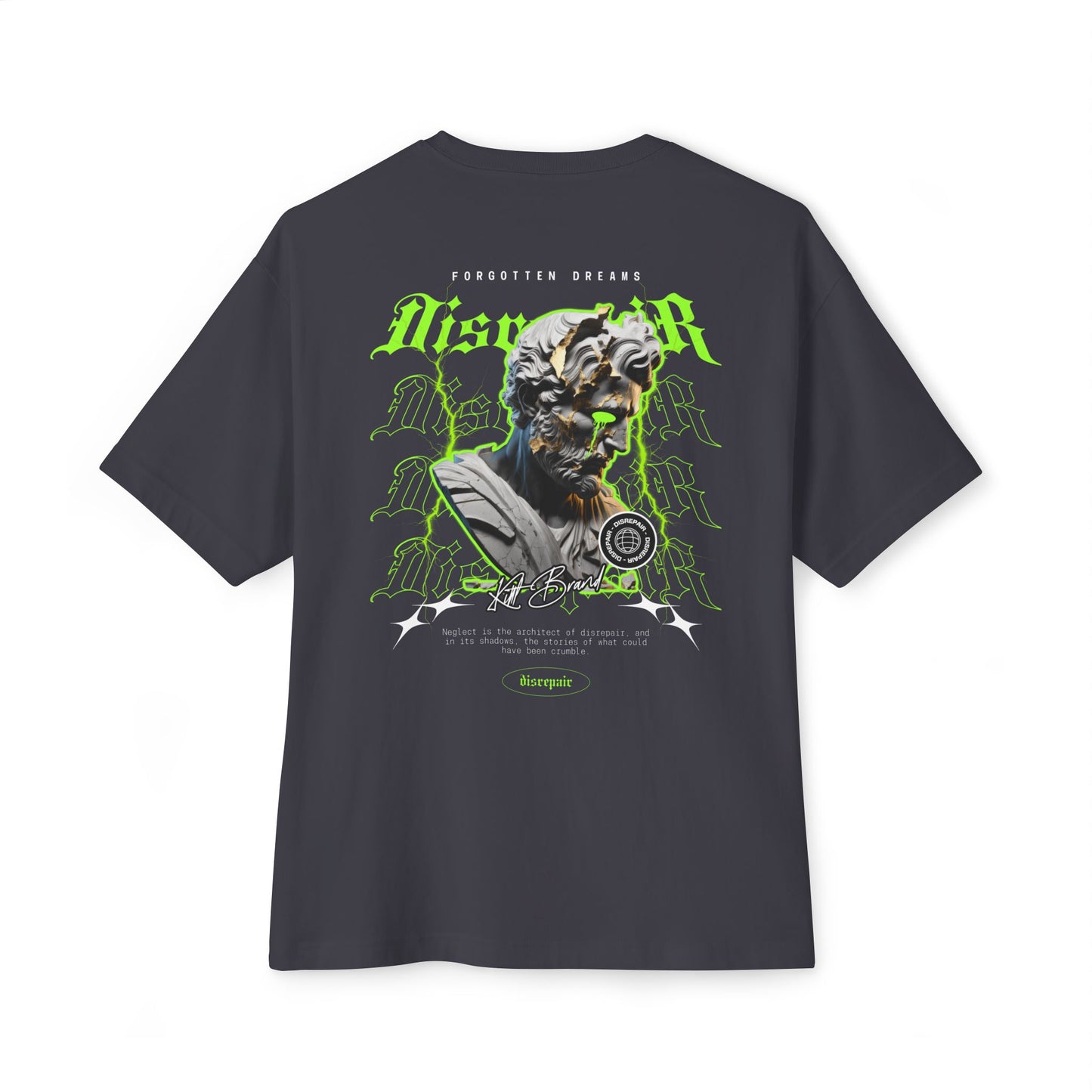 Edgy Graphic Tee for Creative Souls, Streetwear Style, Unisex Oversized T-Shirt, Gift for Artists, Casual Wear