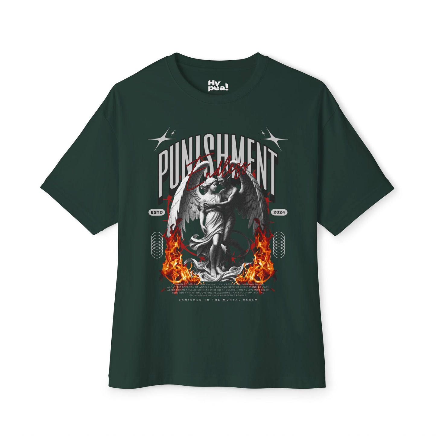 Unisex Oversized Graphic Tee - Edgy Streetwear, Casual Fashion, Festival Wear, Unique Gift, Cool Art T-Shirt