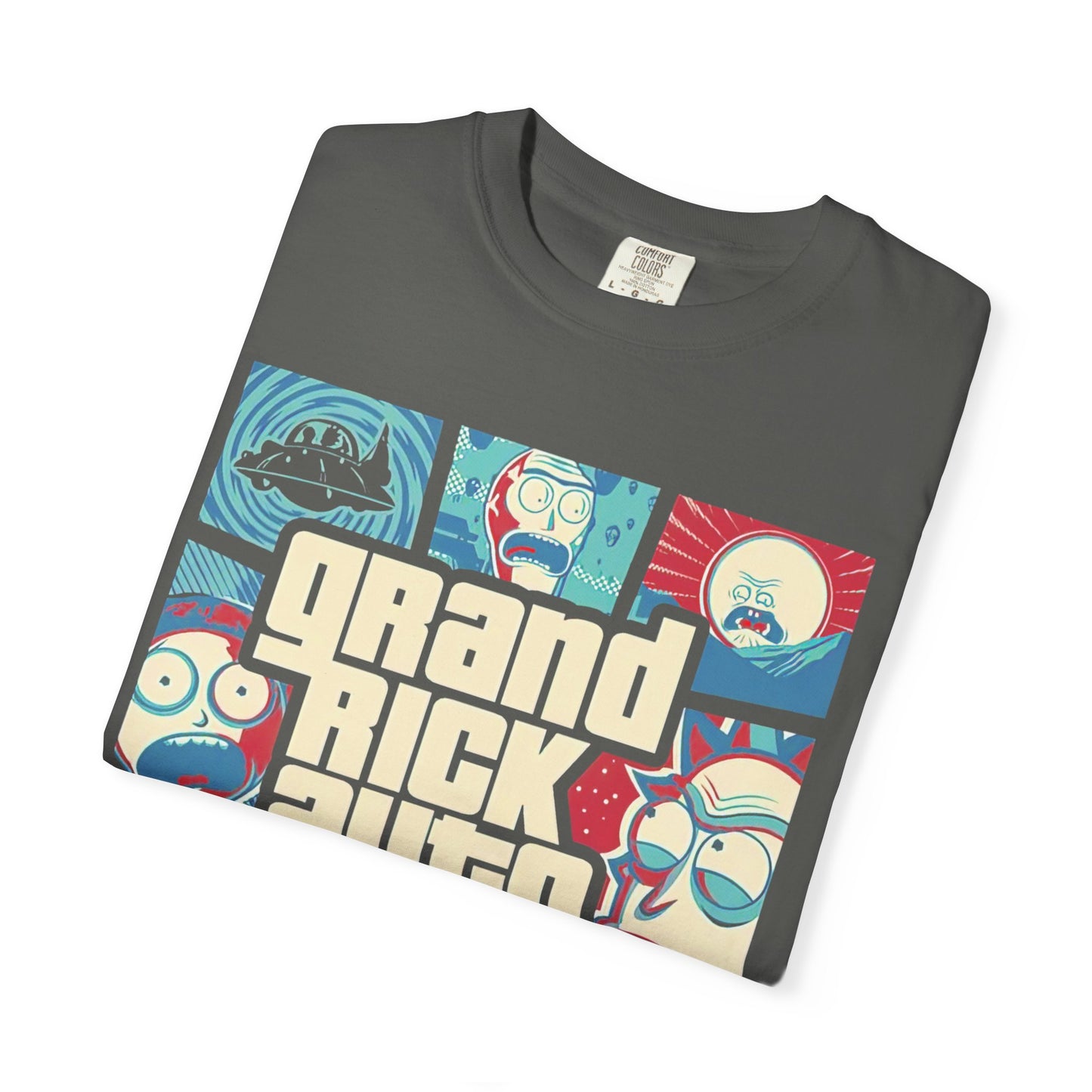 Grand Rick Auto Vintage Unisex T-Shirt, Gaming Gift, Casual Wear, Retro Comic Style, Perfect for Gamers and Fans