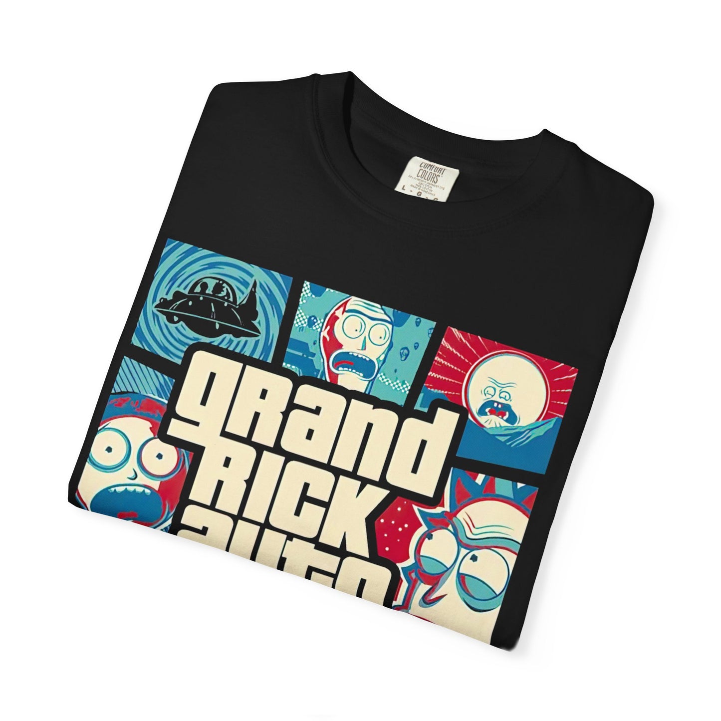 Grand Rick Auto Vintage Unisex T-Shirt, Gaming Gift, Casual Wear, Retro Comic Style, Perfect for Gamers and Fans
