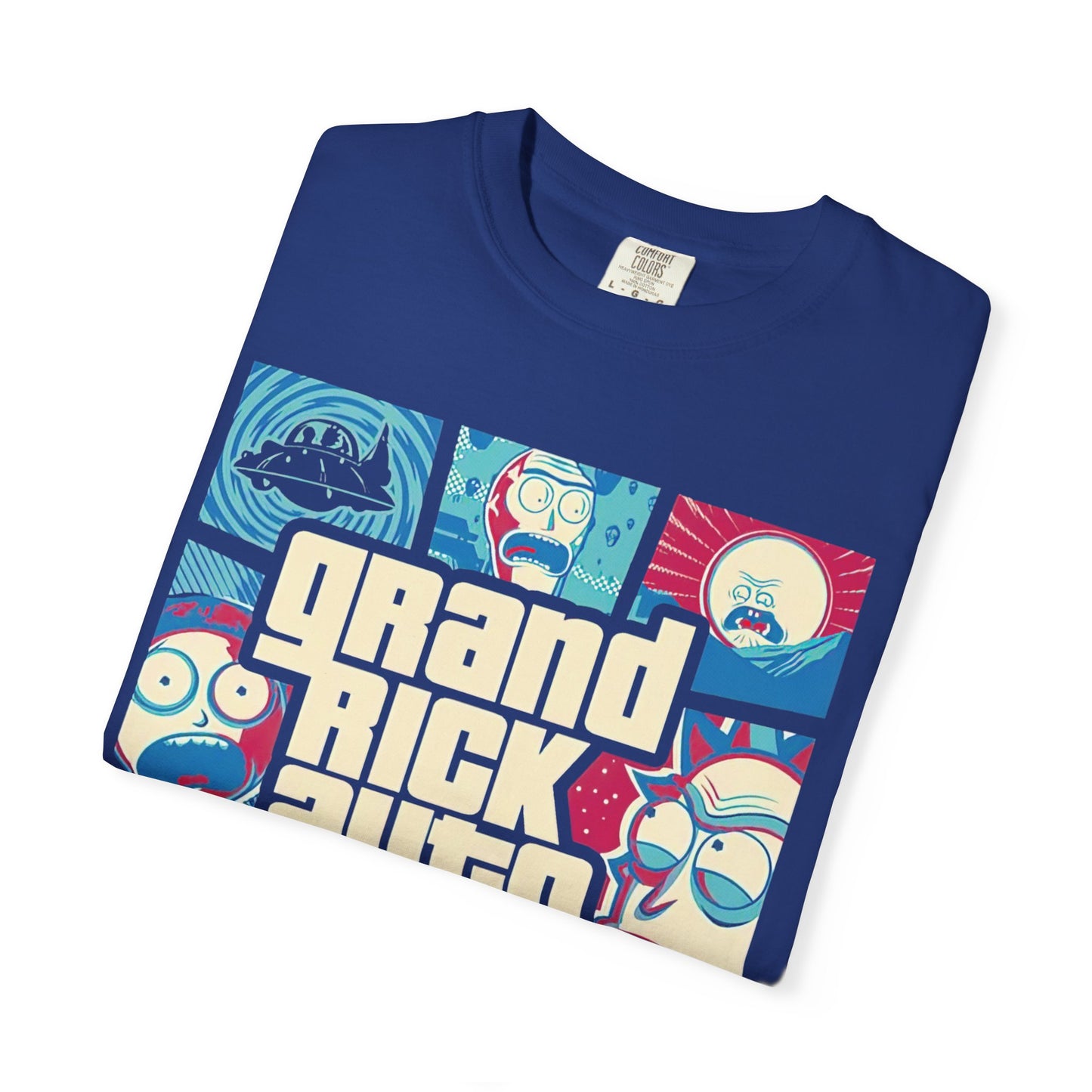 Grand Rick Auto Vintage Unisex T-Shirt, Gaming Gift, Casual Wear, Retro Comic Style, Perfect for Gamers and Fans