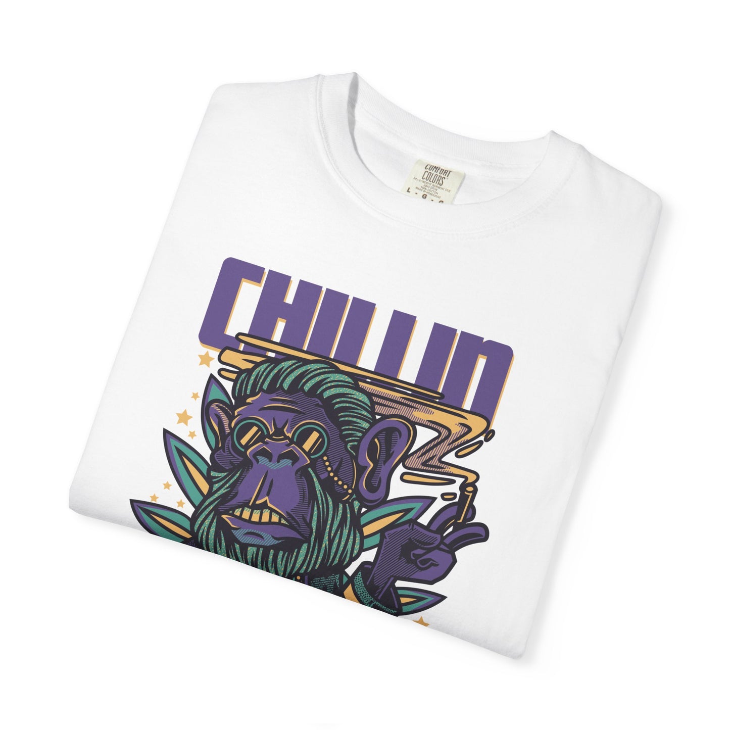 Chillin Graphic T-Shirt, Unisex Casual Tee, Relaxed Summer Outfit, Gift for Friends, Streetwear Style, Festival Wear