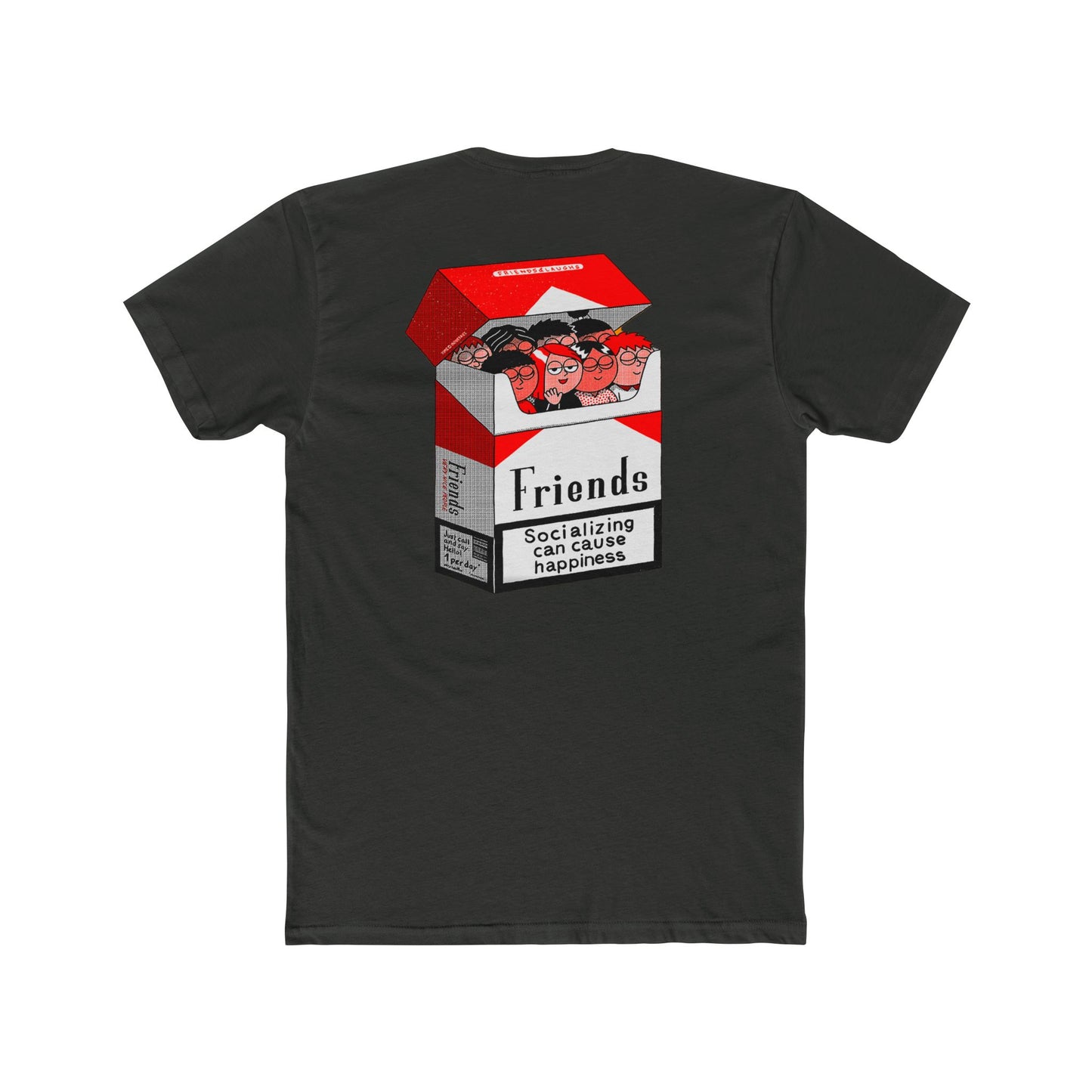 Unisex Graphic Tee, Friends Theme Shirt, Cotton Casual Top, Perfect for Social Events, Gift for Friends