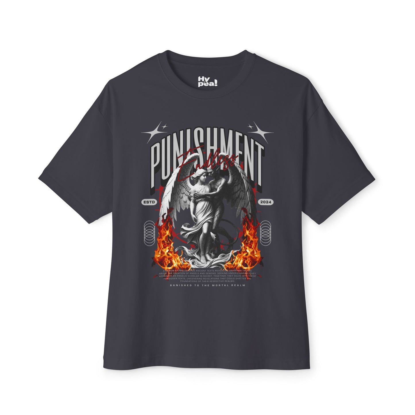 Unisex Oversized Graphic Tee - Edgy Streetwear, Casual Fashion, Festival Wear, Unique Gift, Cool Art T-Shirt