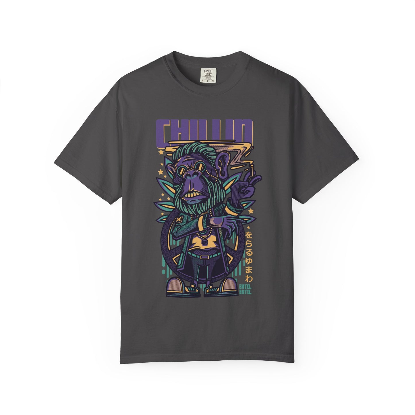 Chillin Graphic T-Shirt, Unisex Casual Tee, Relaxed Summer Outfit, Gift for Friends, Streetwear Style, Festival Wear