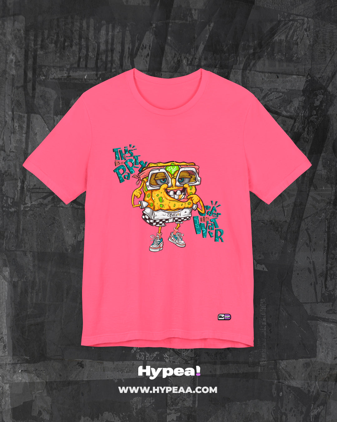 Polera Oversize cartoons Bob-sponja