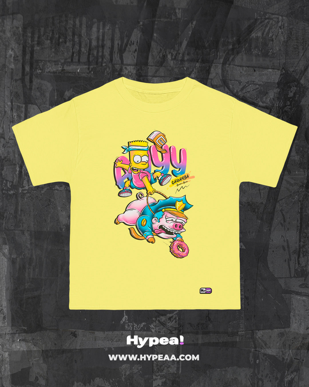 Polera Oversize cartoons Bart & Gorgori