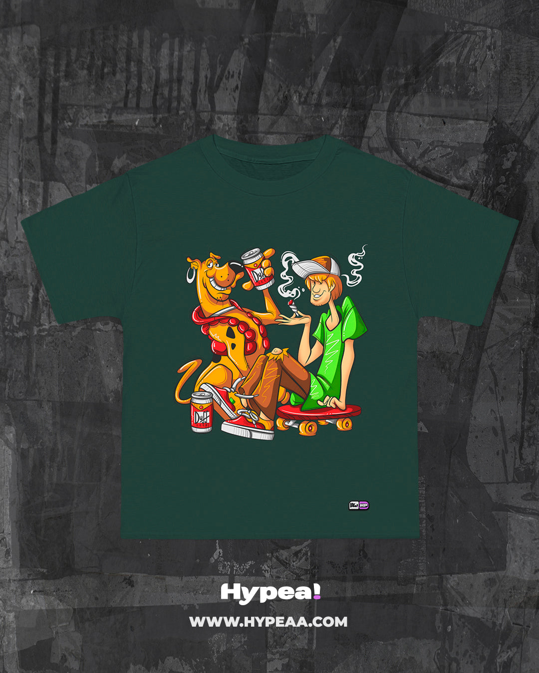 Polera Oversize cartoons Shaggy & Scooby