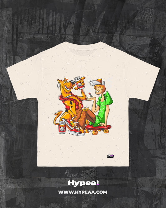 Polera Oversize cartoons Shaggy & Scooby