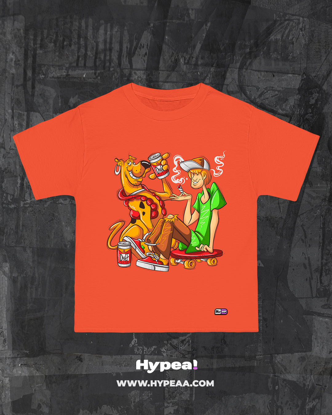 Polera Oversize cartoons Shaggy & Scooby