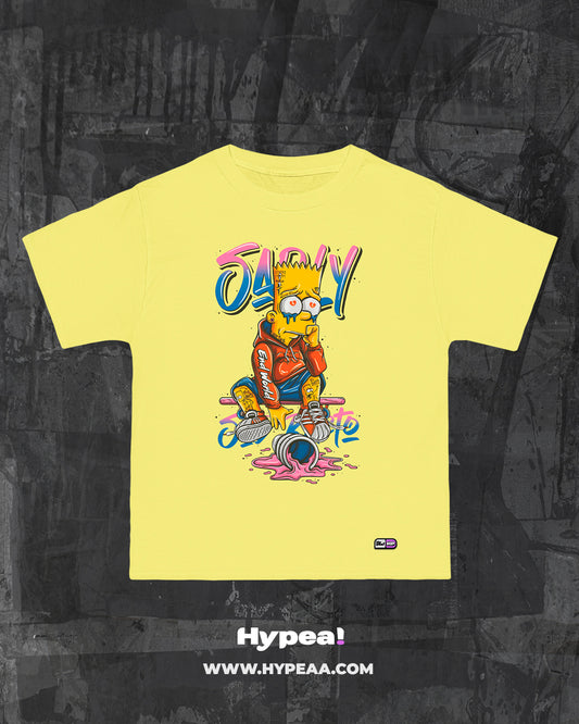 Polera Oversize cartoons Bart