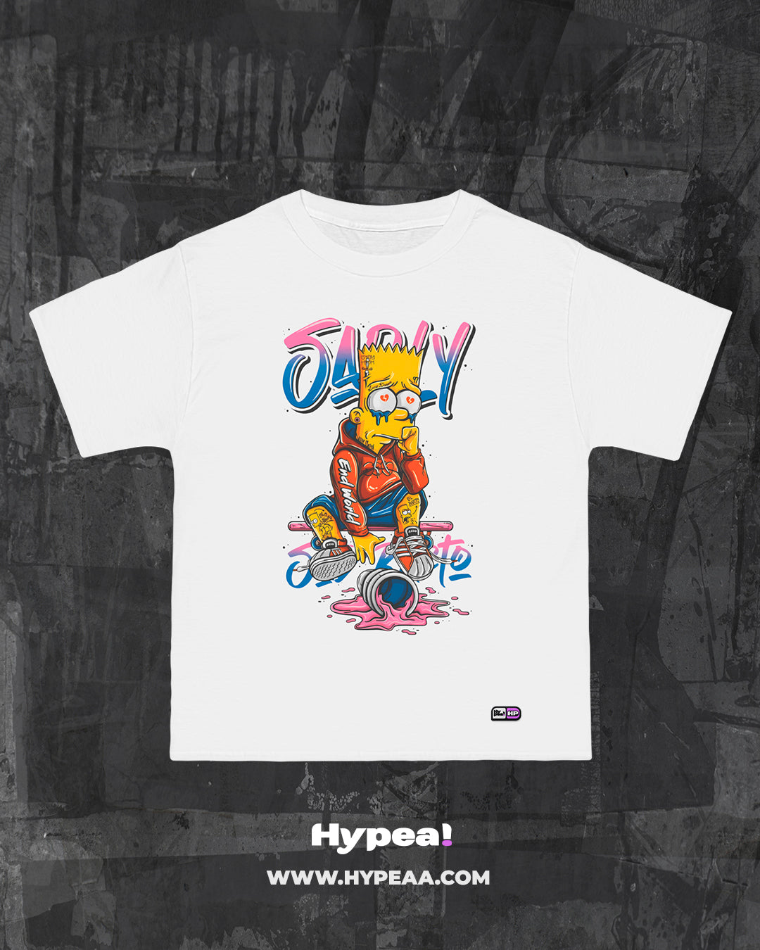 Polera Oversize cartoons Bart