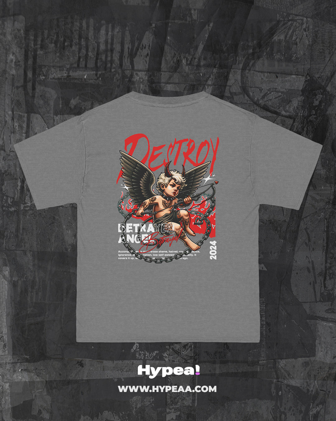 Polera oversize angels Destroy