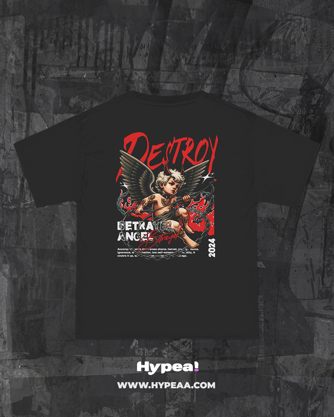 Polera oversize angels Destroy