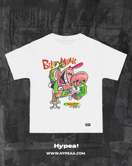 Polera Oversize Cartoons Billy & Mandy