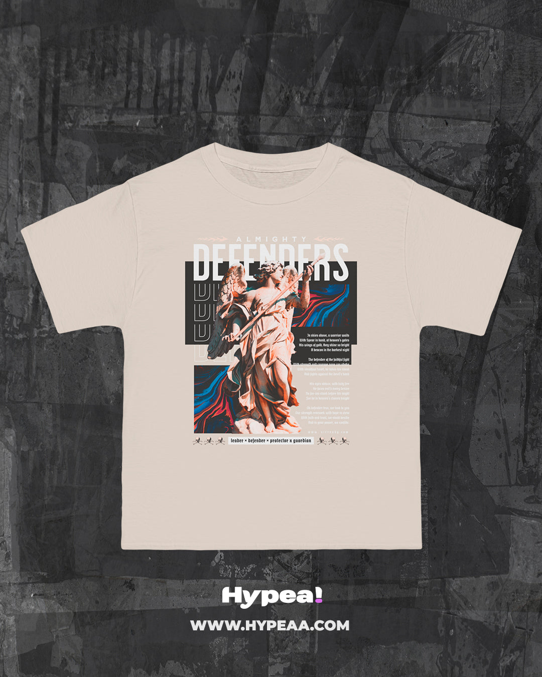 Polera oversize angels defenders