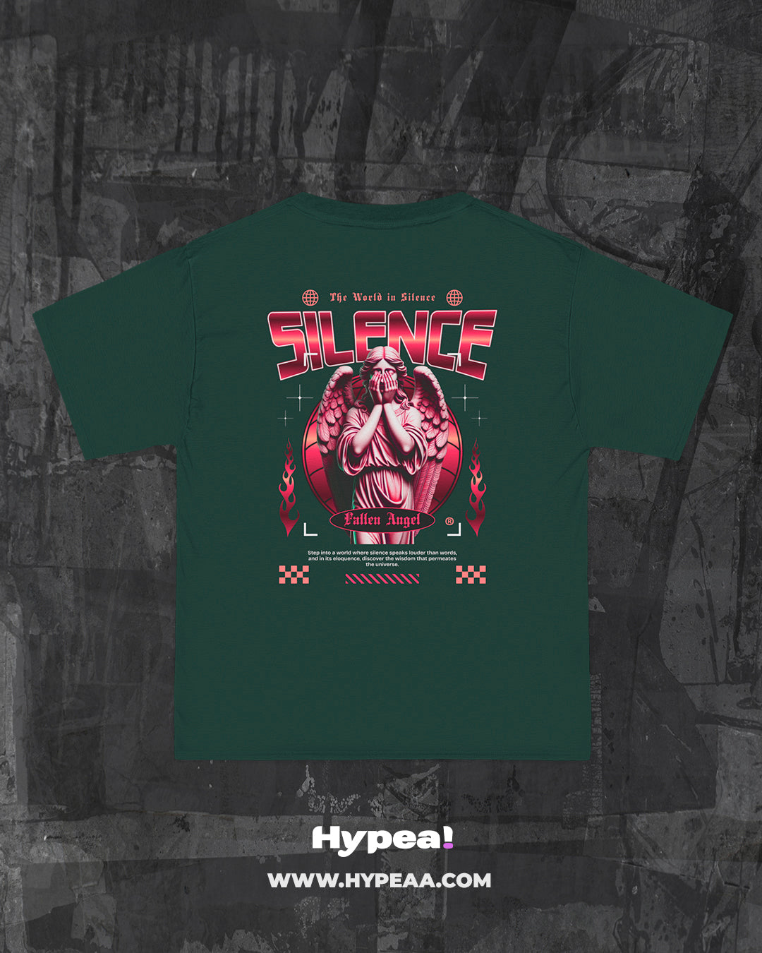 Polera oversize angels Silence