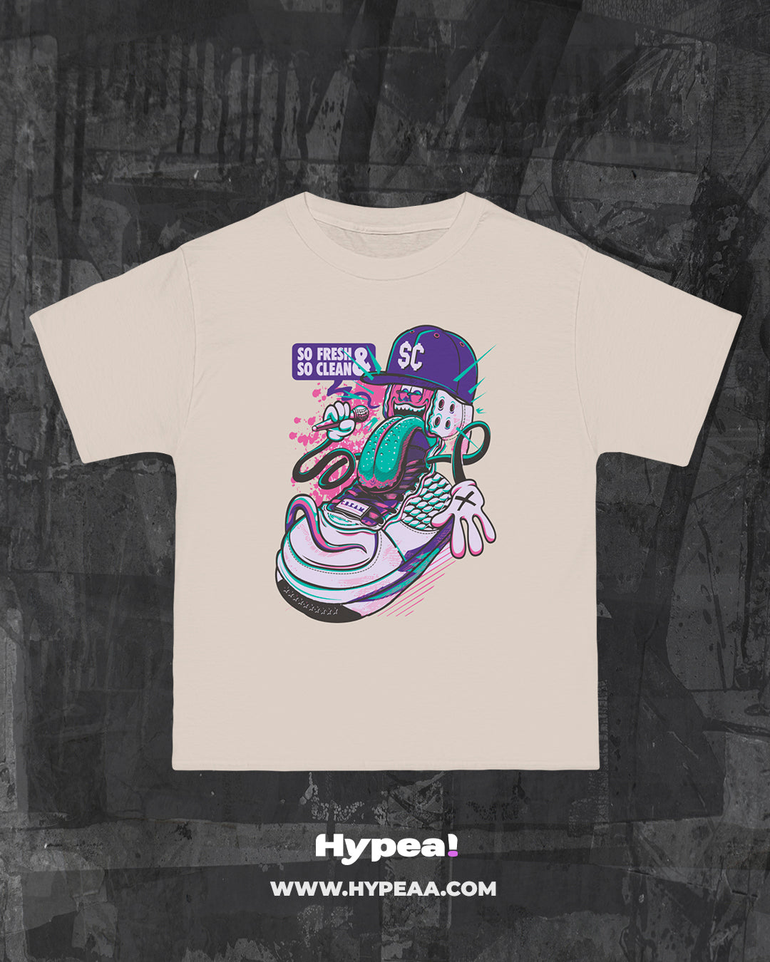 Polera oversize urbano so fresh & so clean