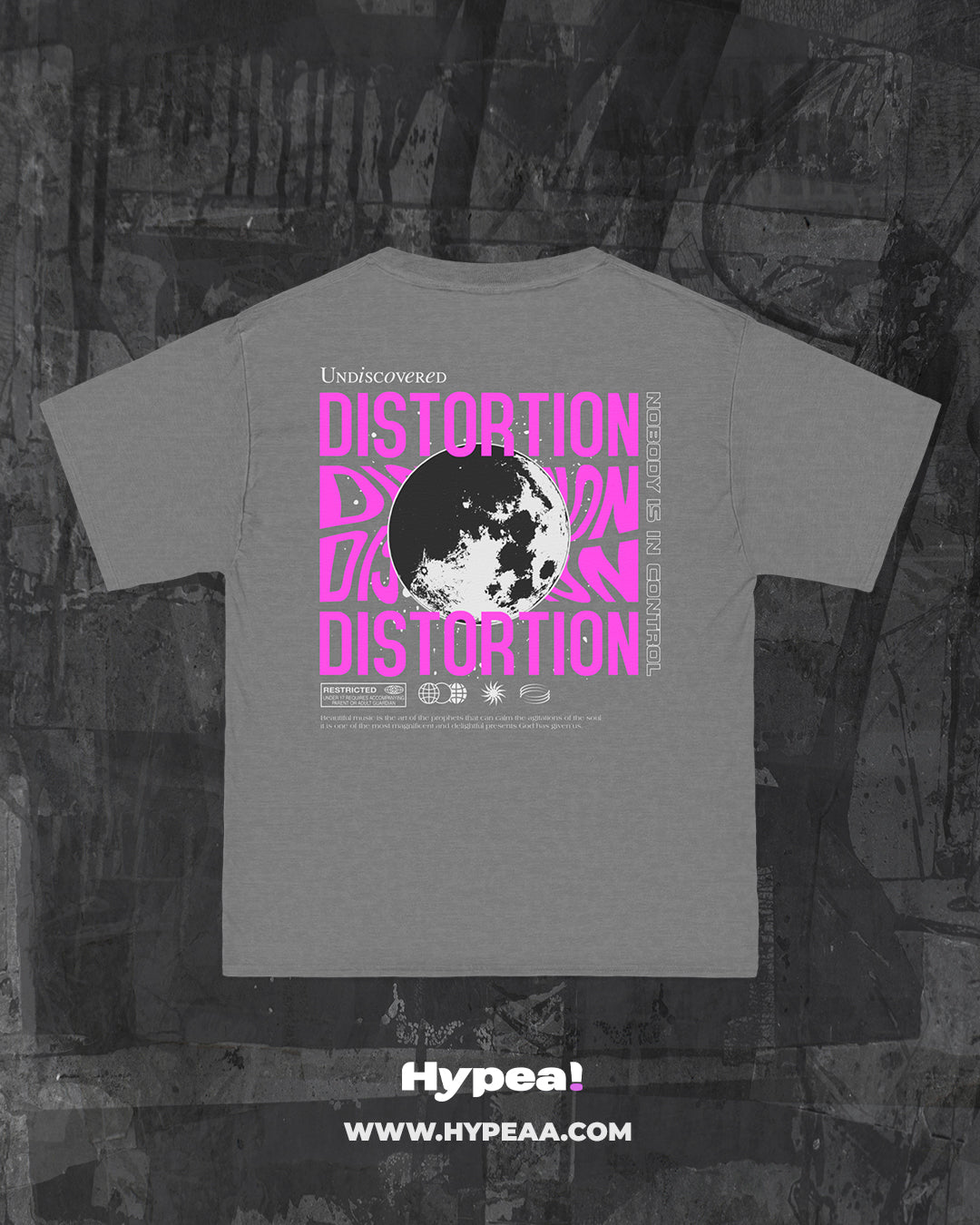 Polera oversize urbano Distortion