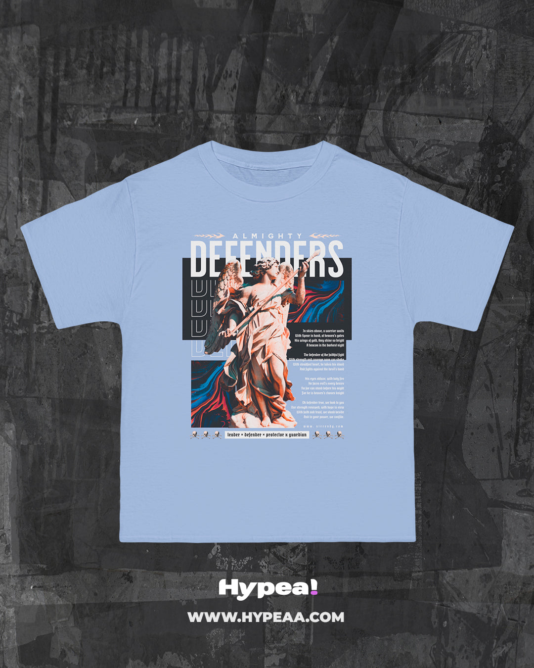 Polera oversize angels defenders