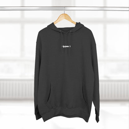 Blessed with Luck Fleece Hoodie | Cozy Sweatshirt for Inspirational Gifts, Casual Wear, Everyday Comfort, Unique Fashion Statement