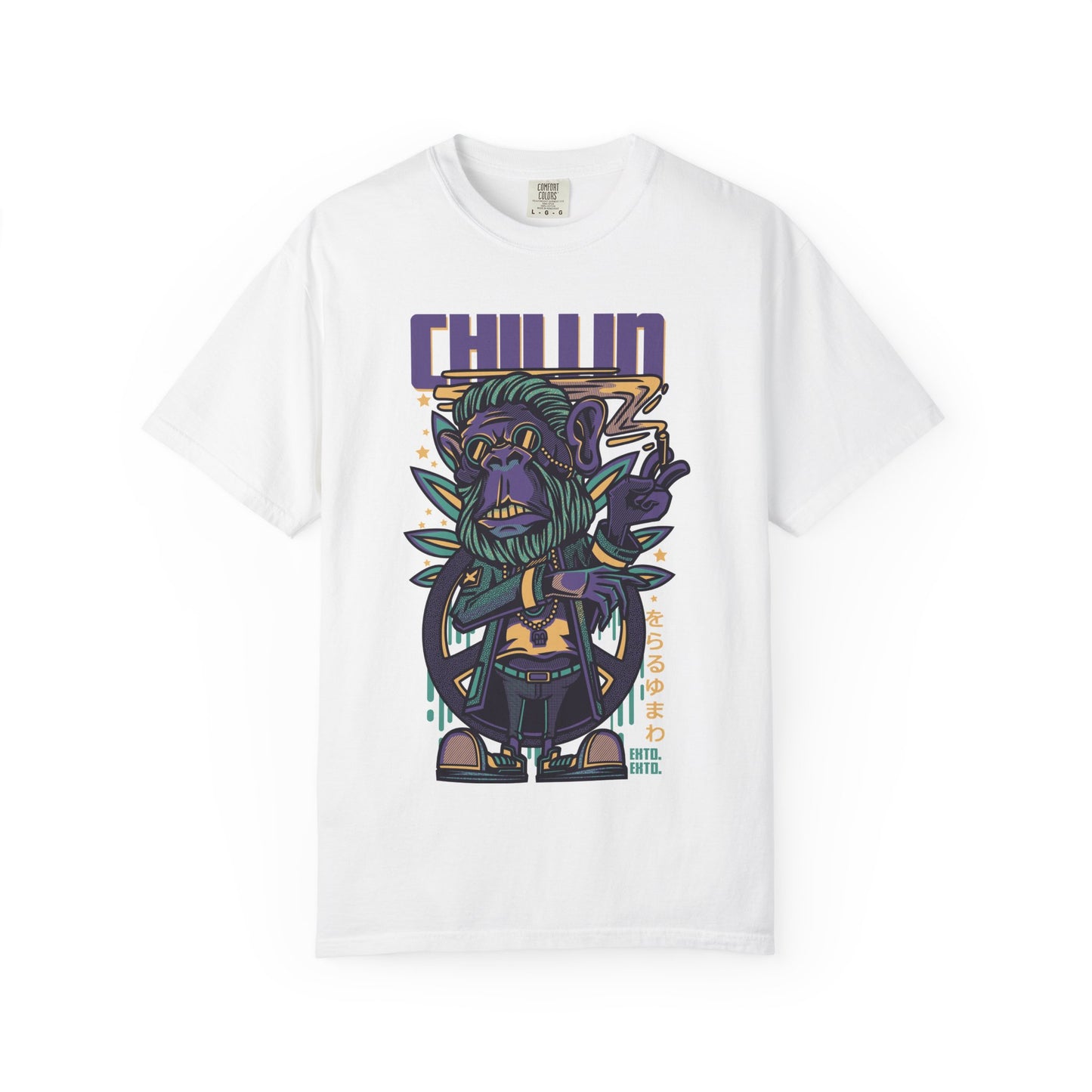 Chillin Graphic T-Shirt, Unisex Casual Tee, Relaxed Summer Outfit, Gift for Friends, Streetwear Style, Festival Wear