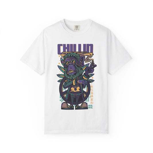 Chillin Graphic T-Shirt, Unisex Casual Tee, Relaxed Summer Outfit, Gift for Friends, Streetwear Style, Festival Wear