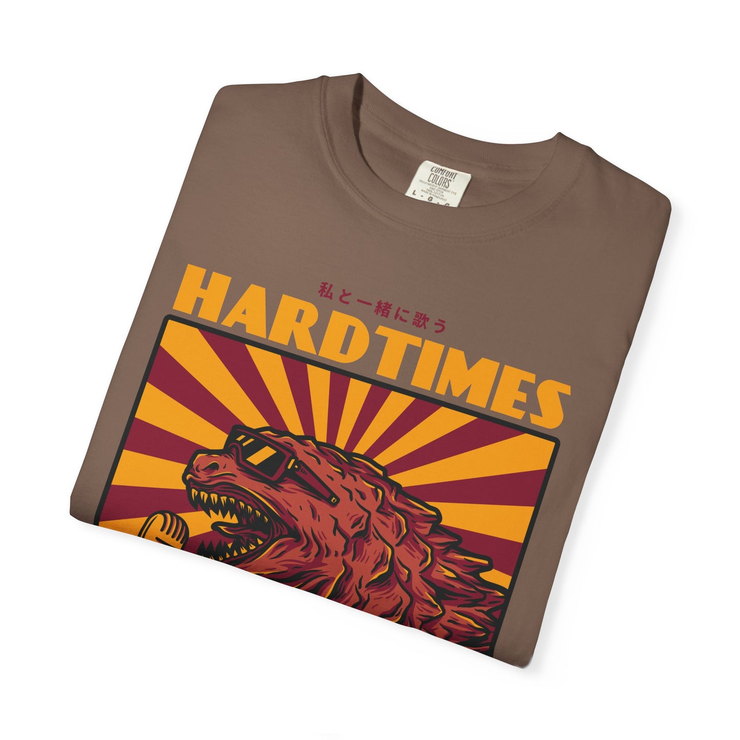 Vintage Godzilla Graphic Unisex T-Shirt, Unique Hard Times Tee, Retro Music Shirt, Casual Wear, Funny Gift Idea