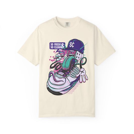 Urban Graphic Tee – So Fresh & So Clean, Streetwear Shirt, Unisex T-Shirt, Trendy Apparel, Sneaker Culture Merchandise