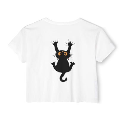 Women's Festival Crop Top, Cute Summer Tee, Party Top, Gift for Her, Casual Wear, Outdoor Events