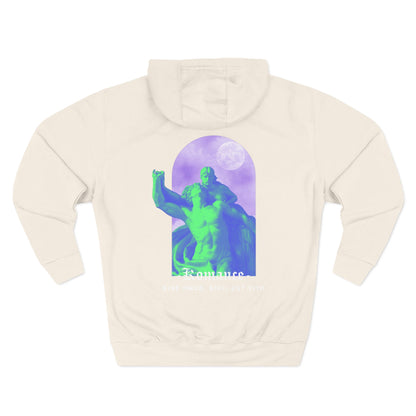 Vibrant Three-Panel Fleece Hoodie, Graphic Hoodie, Cozy Streetwear, Artsy Gift, Comfortable Casual Wear, Unique Layering Piece