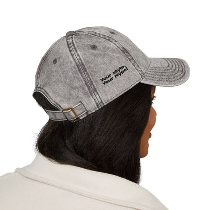 Vintage Embroidered Cap - Casual Style, Unisex, Gift for Friends, Everyday Wear, Trendy Accessory