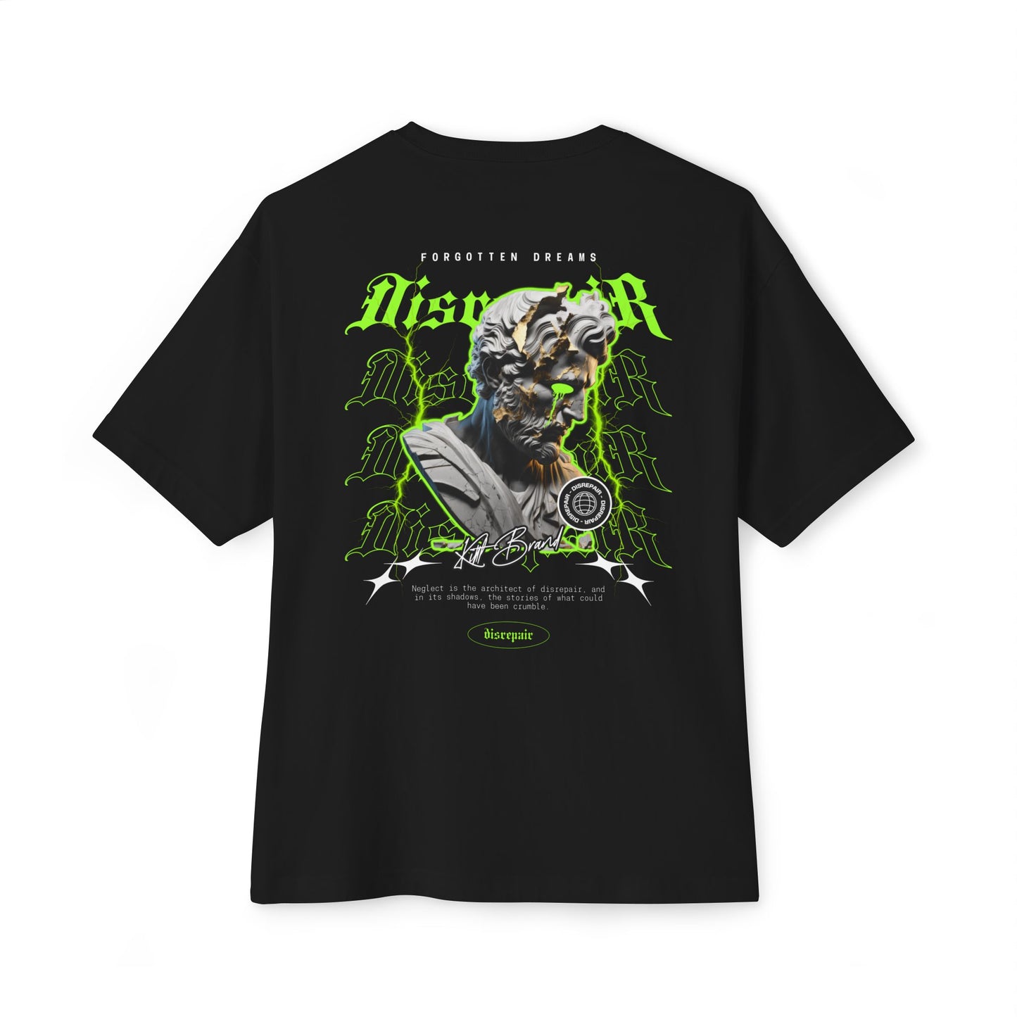 Edgy Graphic Tee for Creative Souls, Streetwear Style, Unisex Oversized T-Shirt, Gift for Artists, Casual Wear