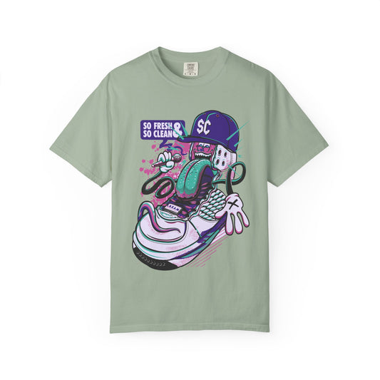 Urban Graphic Tee – So Fresh & So Clean, Streetwear Shirt, Unisex T-Shirt, Trendy Apparel, Sneaker Culture Merchandise