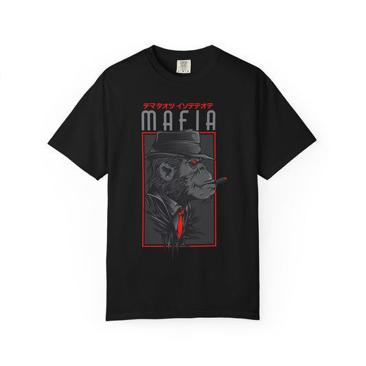 Mafia Monkey Unisex Tee – Cool Graphic T-Shirt for Casual Wear, Unique Gift, Streetwear Style, Fun Statement Piece