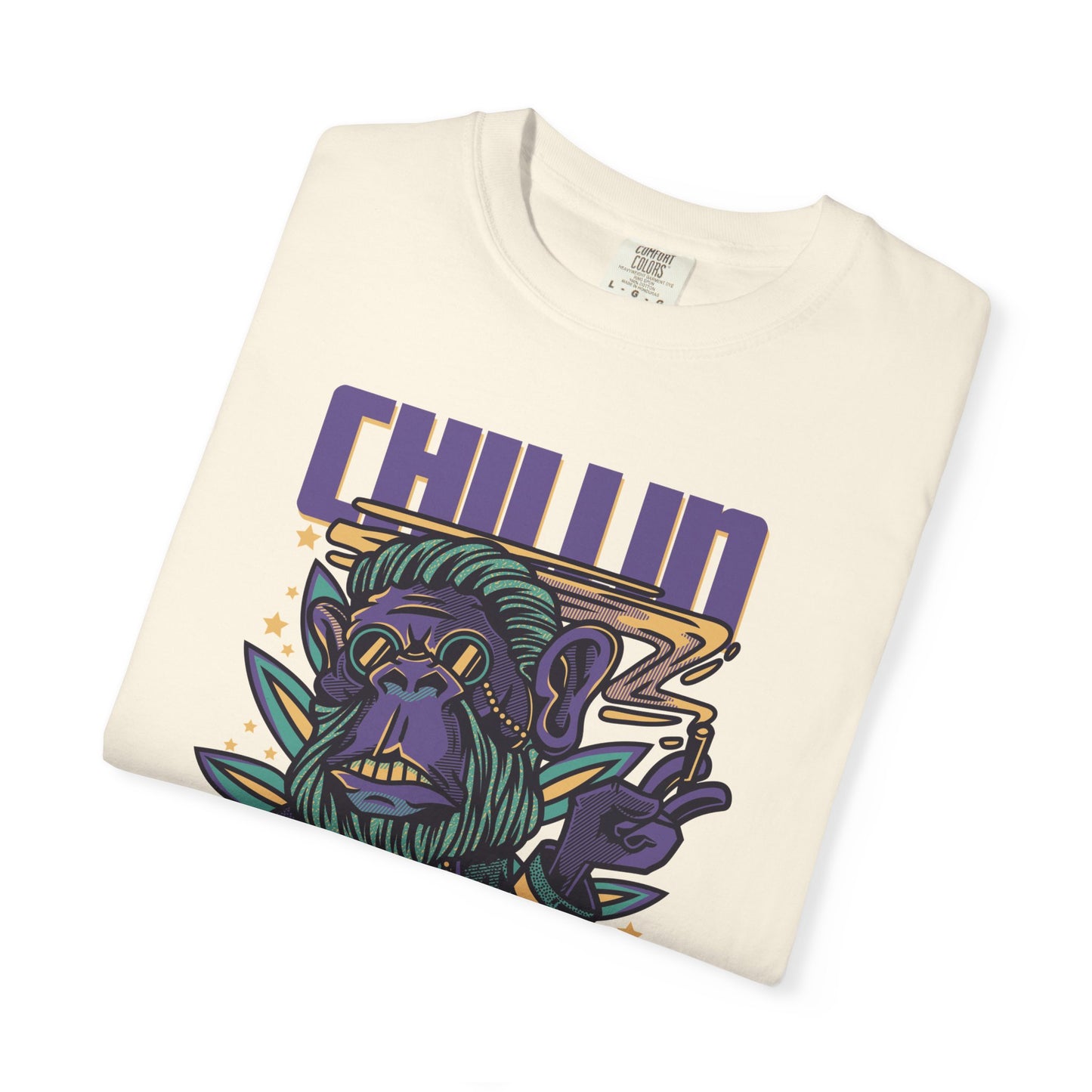 Chillin Graphic T-Shirt, Unisex Casual Tee, Relaxed Summer Outfit, Gift for Friends, Streetwear Style, Festival Wear