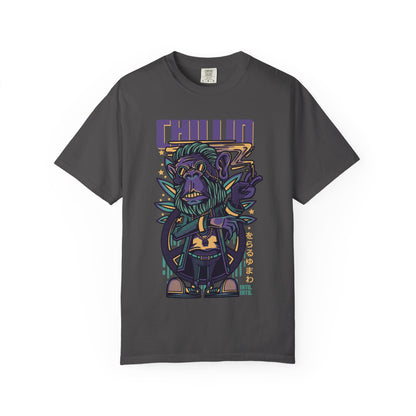 Chillin Graphic T-Shirt, Unisex Casual Tee, Relaxed Summer Outfit, Gift for Friends, Streetwear Style, Festival Wear