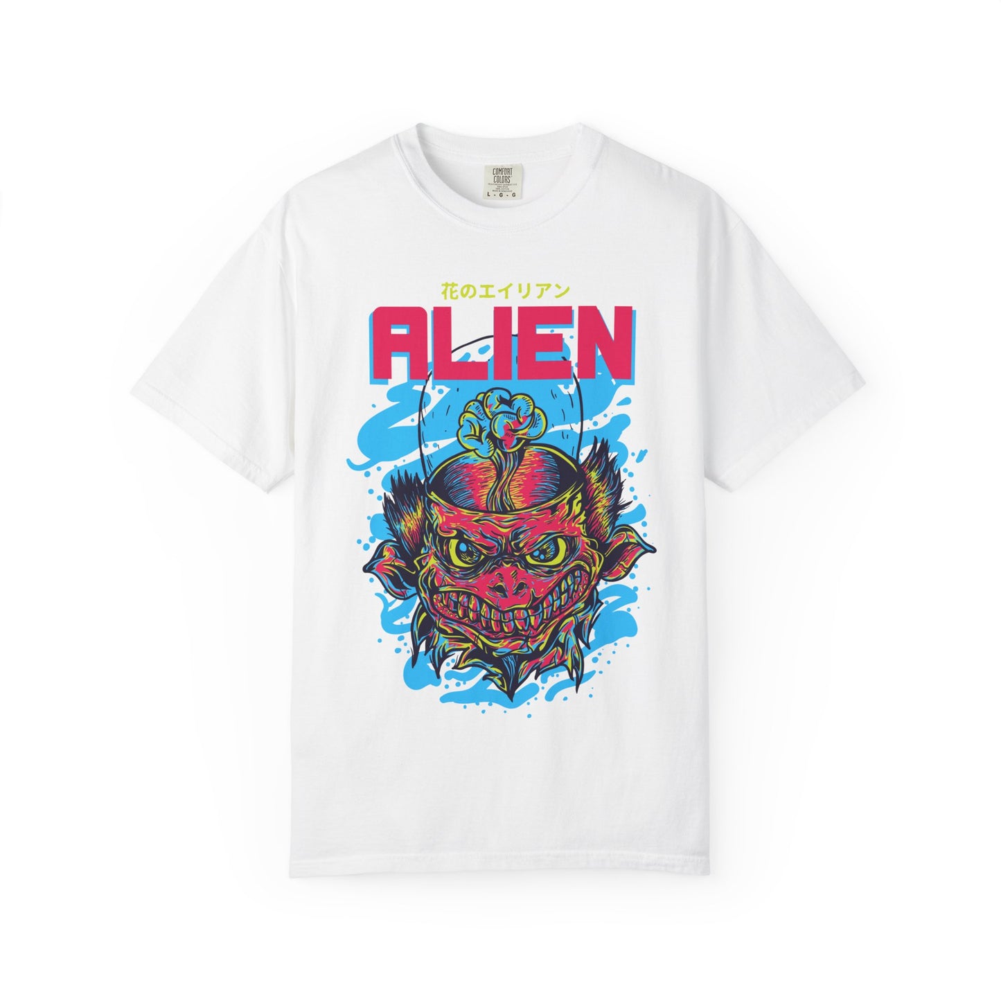 Alien Graphic T-Shirt, Vintage Style Tee, Unisex Tee, Statement Top, Casual Wear, Gift for Sci-Fi Lovers