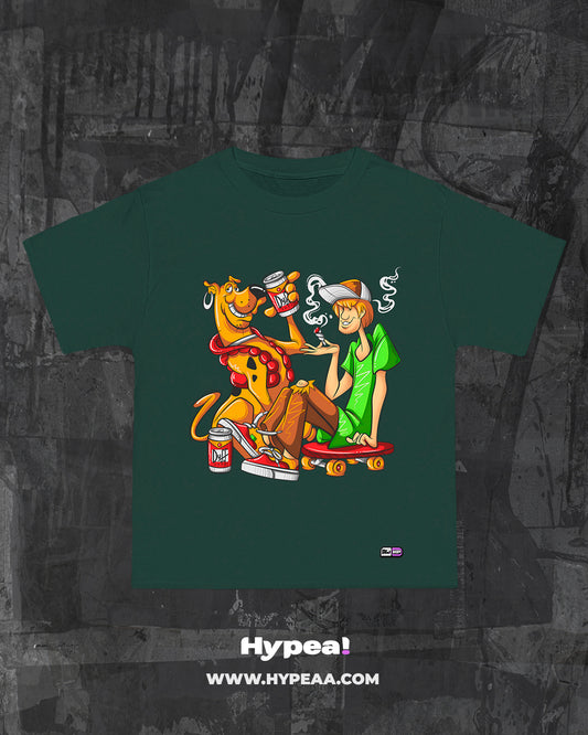 Polera Oversize cartoons Shaggy & Scooby