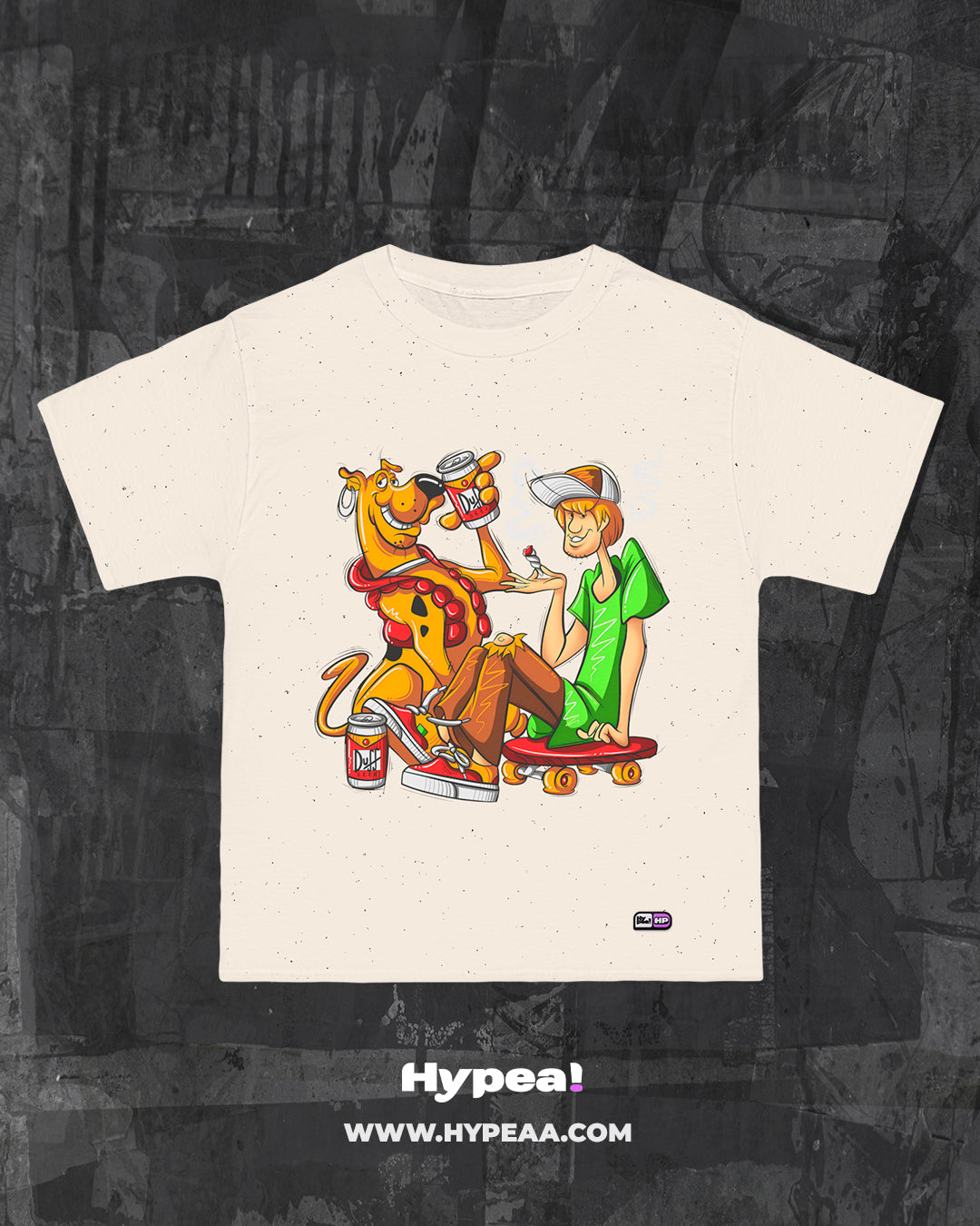 Polera Oversize cartoons Shaggy & Scooby