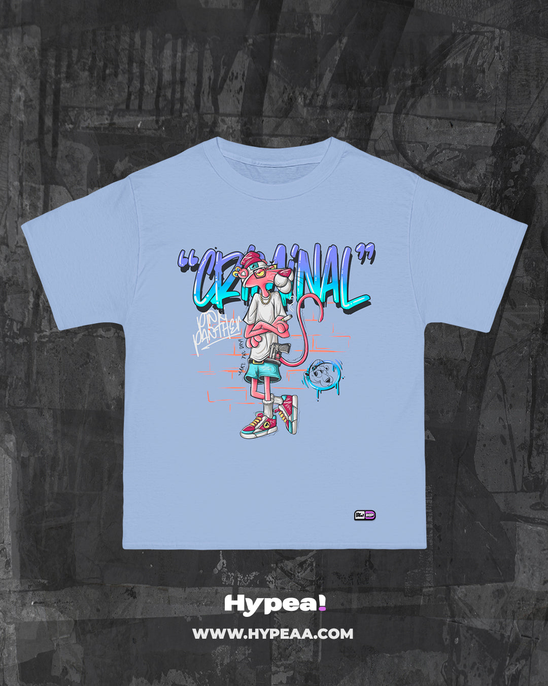 Polera Oversize cartoons Pantera Rosa