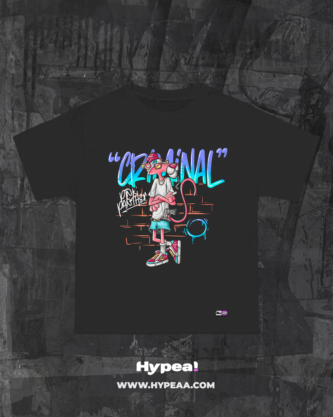 Polera Oversize cartoons Pantera Rosa