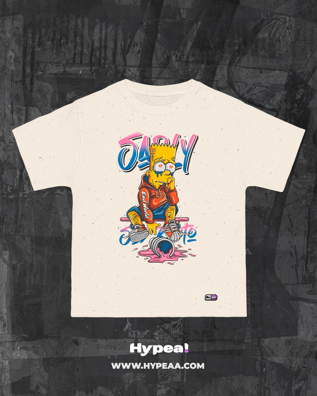 Polera Oversize cartoons Bart