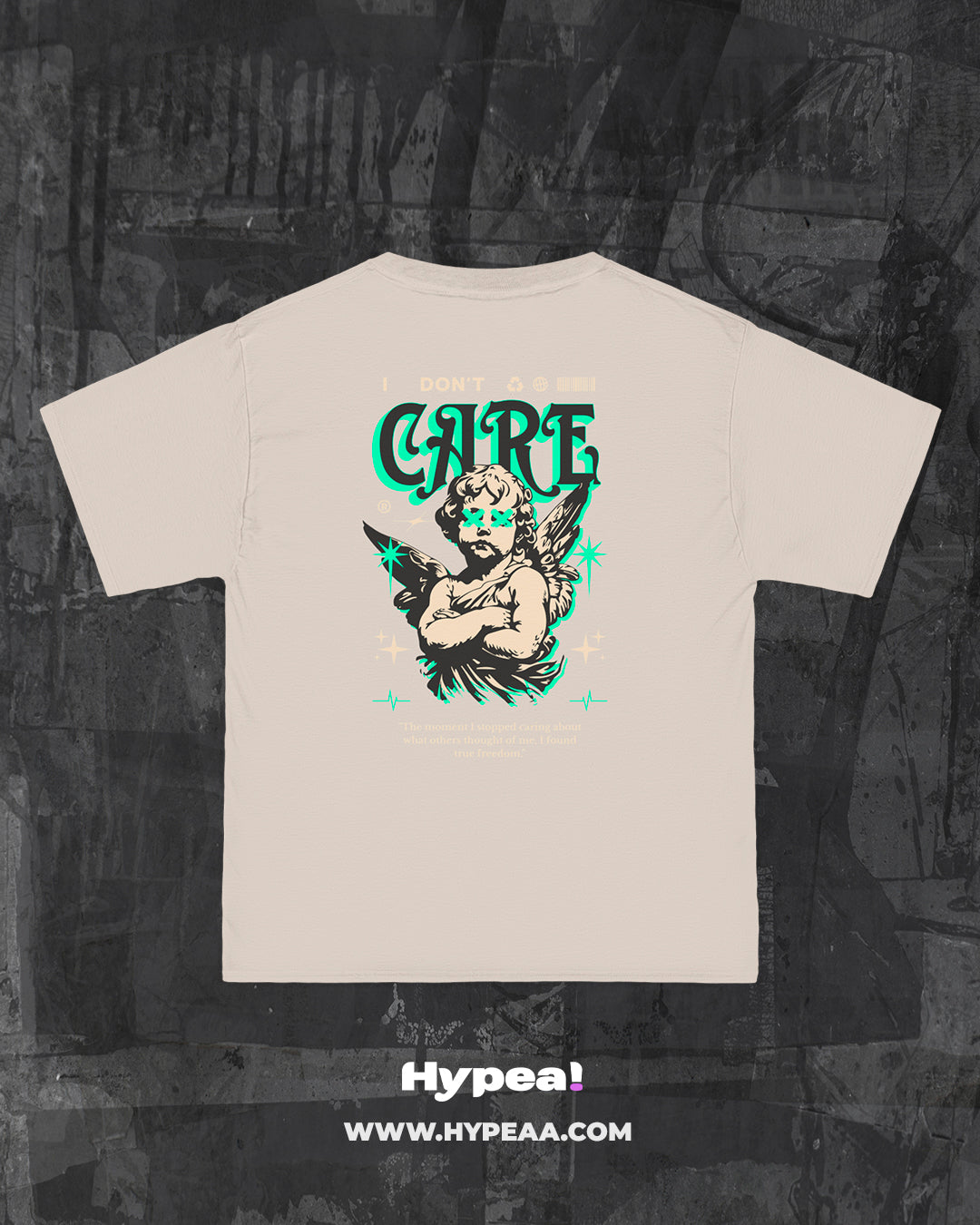 Polera oversize angels Care